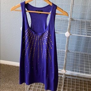 NWOT Banana Republic purple tank top